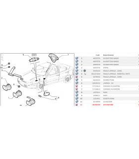 4827084	TUBO PER LANCIA THEMA ORIGINALE