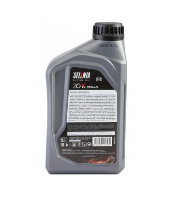LITRO DI OLIO MOTORE ORIGINALE SELENIA 20K 10W40