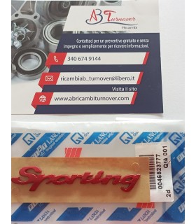 SIGLA MODELLO SPORTING PER PUNTO ORIGINALE FIAT CODICE 46523777