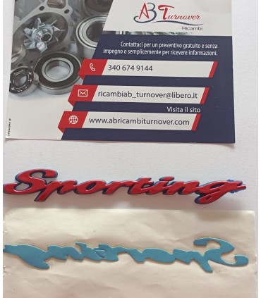 SIGLA POSTERIORE CINQUECENTO-600 SPORTING CRA C611/6