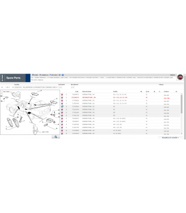 735248574 INTERRUTTORE ALZAVETRO SINISTRO FIAT MAREA
