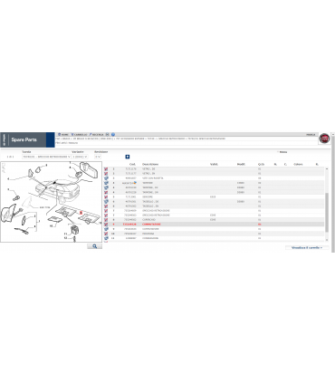 COMMUTATORE REGOLAZIONE SPECCHIETTO RETROVISORE FIAT BRAVO BRAVA MAREA 735249328