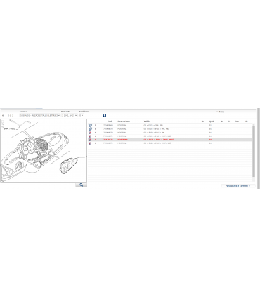 Pulsante Alzavetro Elettrico Fiat Multipla 06 CON ALZAVETRO POSTERIORE E DYNAMIC CONTROL