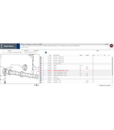 7604763	 ALBERO DISTRIBUZIONE PANDA 750-900