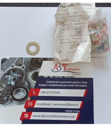 ROSETTA PIANA BULLONE FISSAGGIO ALBERO MOTORE ALFA 33-75-FIAT UNO- 13579771