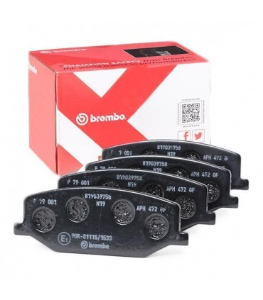 PASTIGLIA FRENO BREMBO  Codice P07012