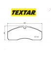 PASTIGLIA FRENO DAILY MARCA TEXTAR CODICE 2916002 **