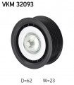 SKF VKM 32093 Galoppino guidacinghia, cinghia Poly-V