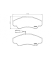 KIT PASTIGLIE FRENO, FRENO A DISCO CON SENSORE USURA INTEGRATO, CON BULLONI PINZA FRENO, CON ACCESSORI (TEXTAR 2391901)